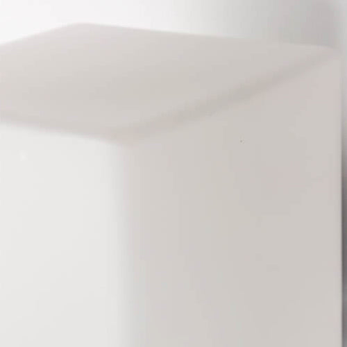 Square Glass Solid Wood Wall Lamp