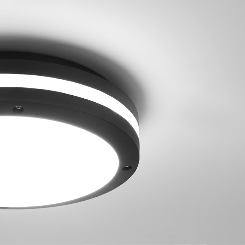 Aluminum Acrylic Circle Round Outdoor Light