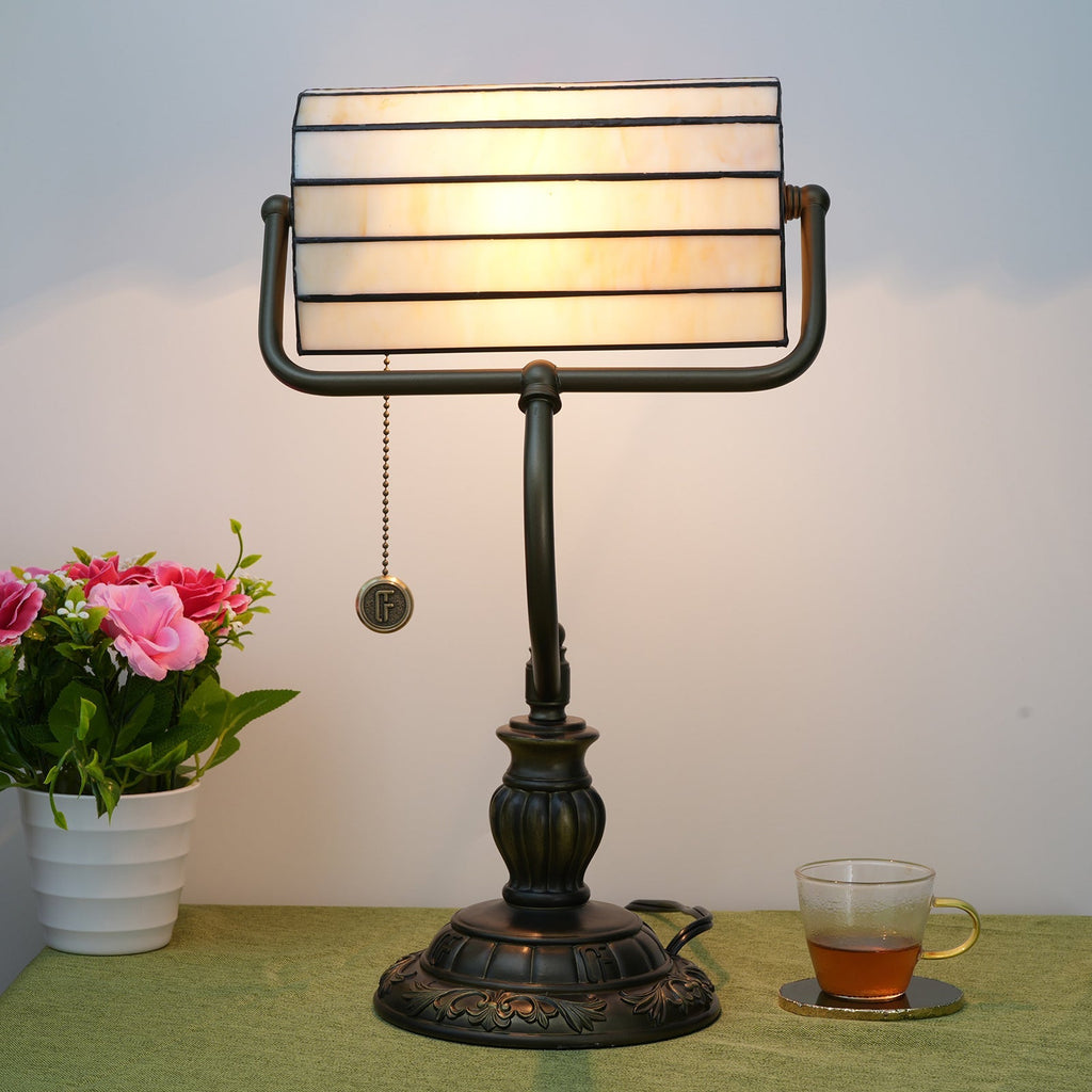 Angel Wings Stained Glass Table Lamp