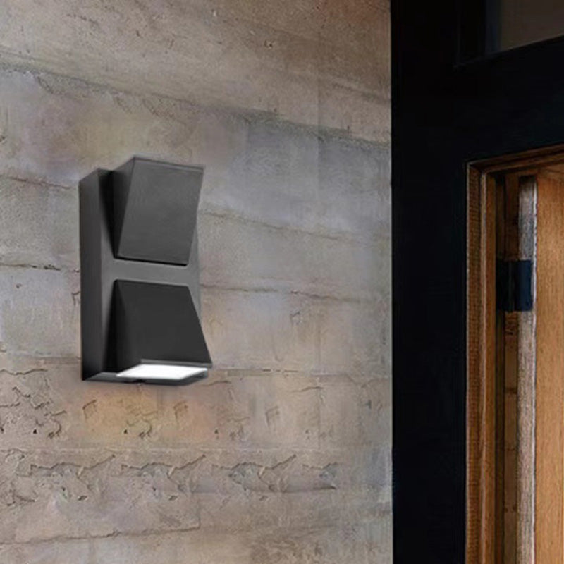 Aluminum Rectangular Triangular Prism Outdoor Light
