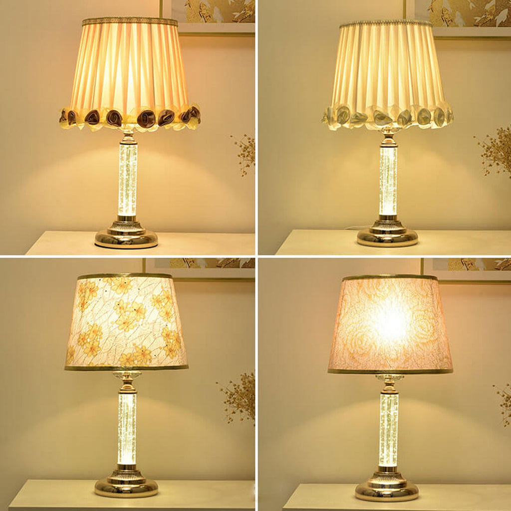Crystal Brightness Remote Control Table Lamp