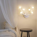 Resin Antler Tree Branch 6-Light Wall Lamp
