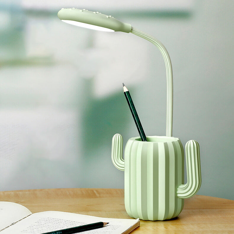 Foldable Cactus Design Eye Table Lamp