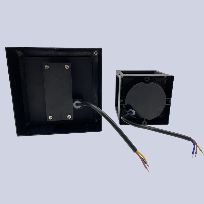 Square Aluminum Acrylic Garden Outdoor Light