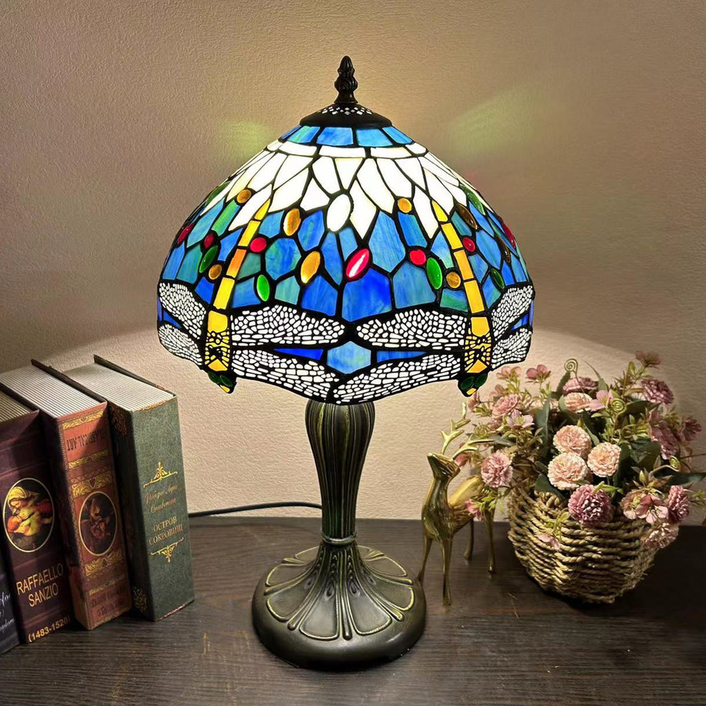 Round Dome Flower Alloy Table Lamp