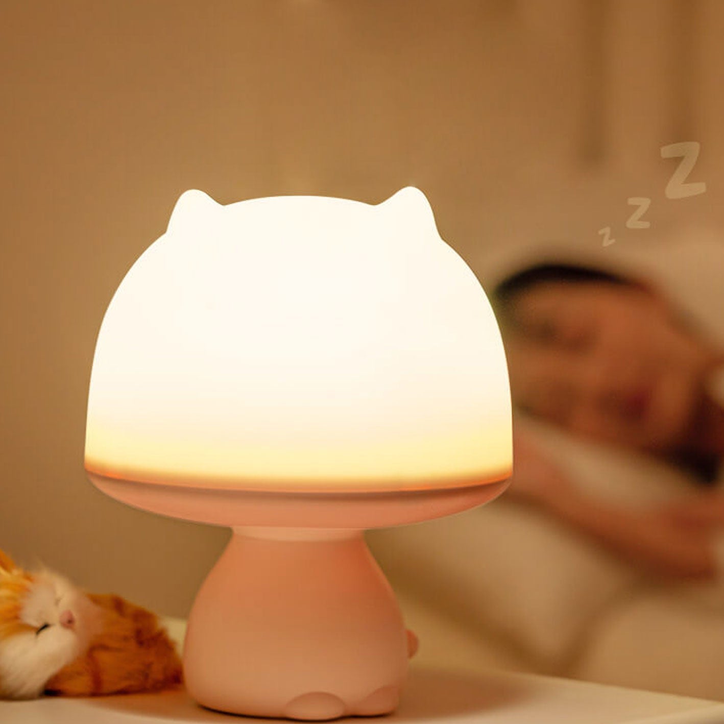 Cartoon Night Rechargeable Smart Table Lamp