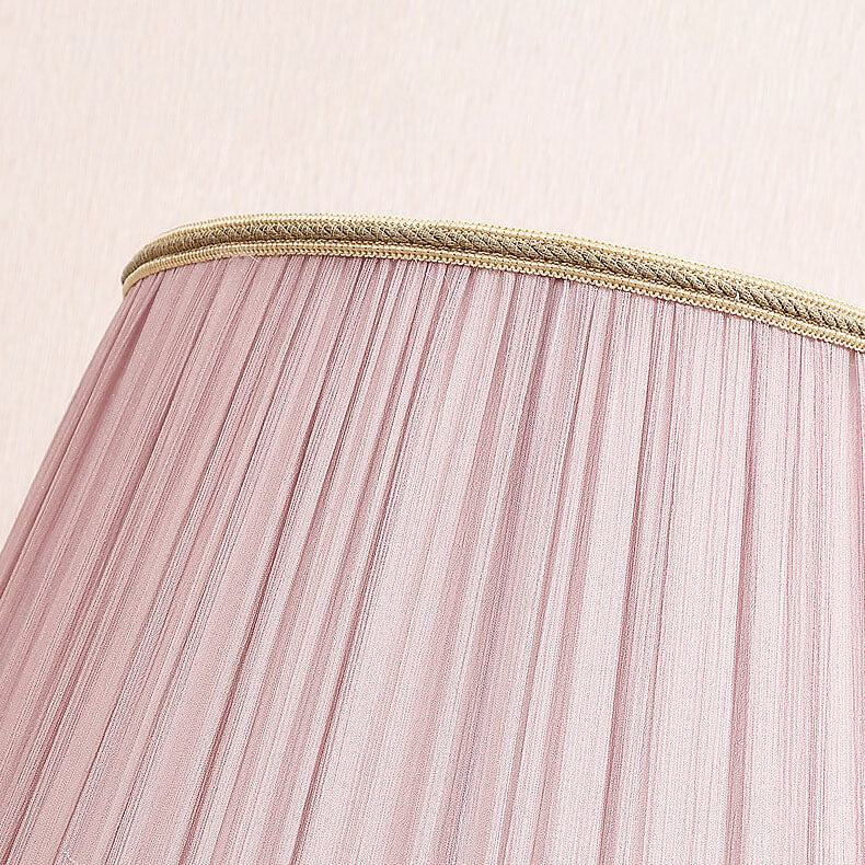 Fabric Ceramic Vase Home Table Lamp