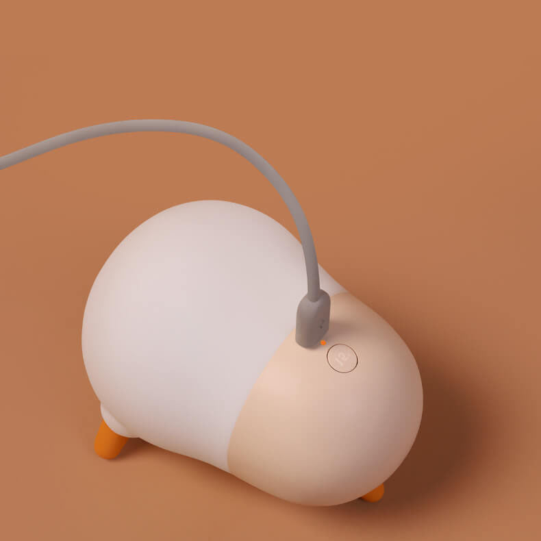 Cartoon Chick Silicone Night Table Lamp