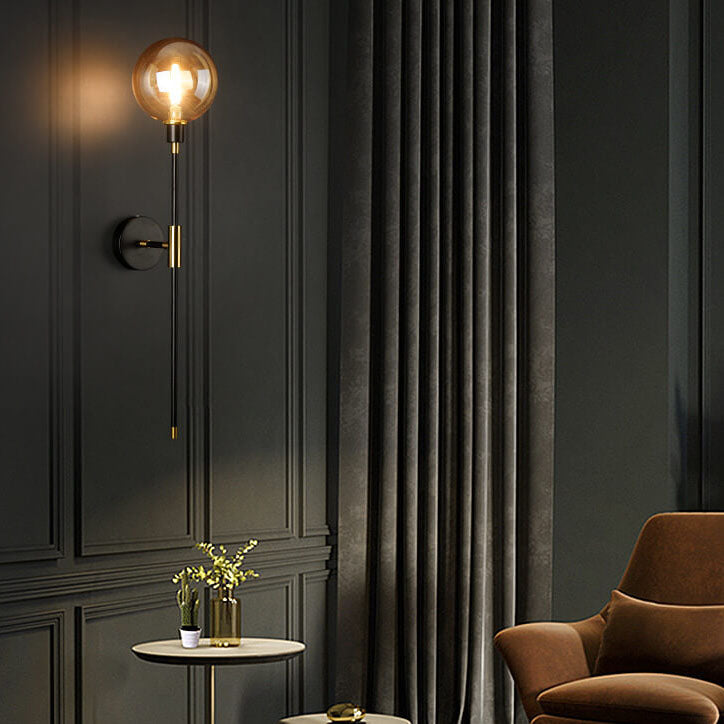 Magic Bean Glass Long Wall Lamp