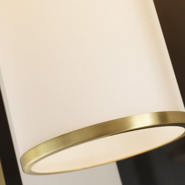 New Copper Glass Column Wall Lamp