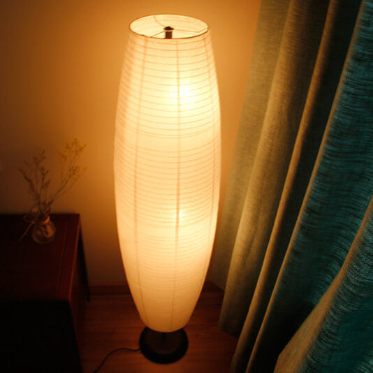 Nordic Minimalist Rice Paper 2-Light Floor Lamp