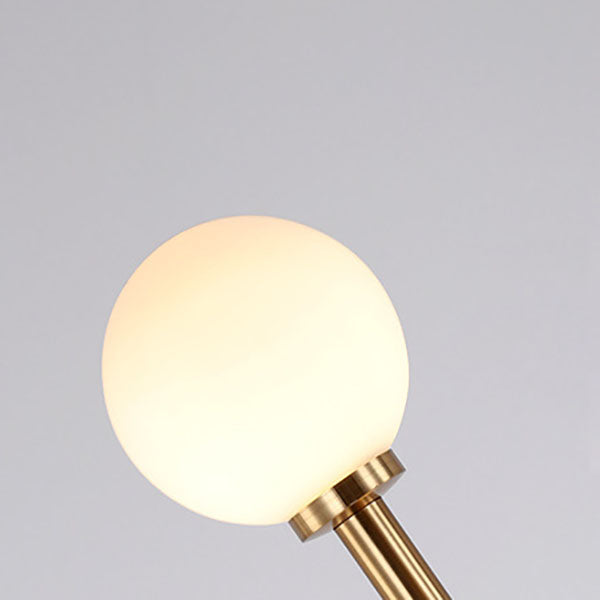Contemporary Scandinavian Metal 9-Light Floor Lamp