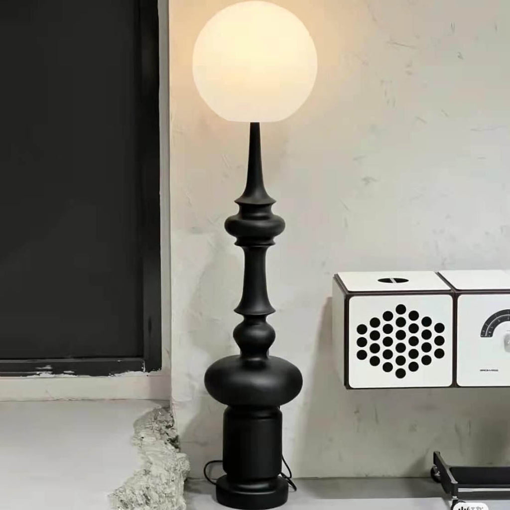 Sphere Roman Chess Column Floor Lamp