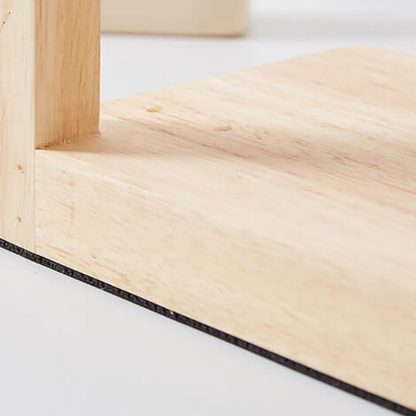 Log Square Geometry Melting 2-Light Table Lamp