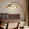 Rattan Flower Shape Living Floor Lamp