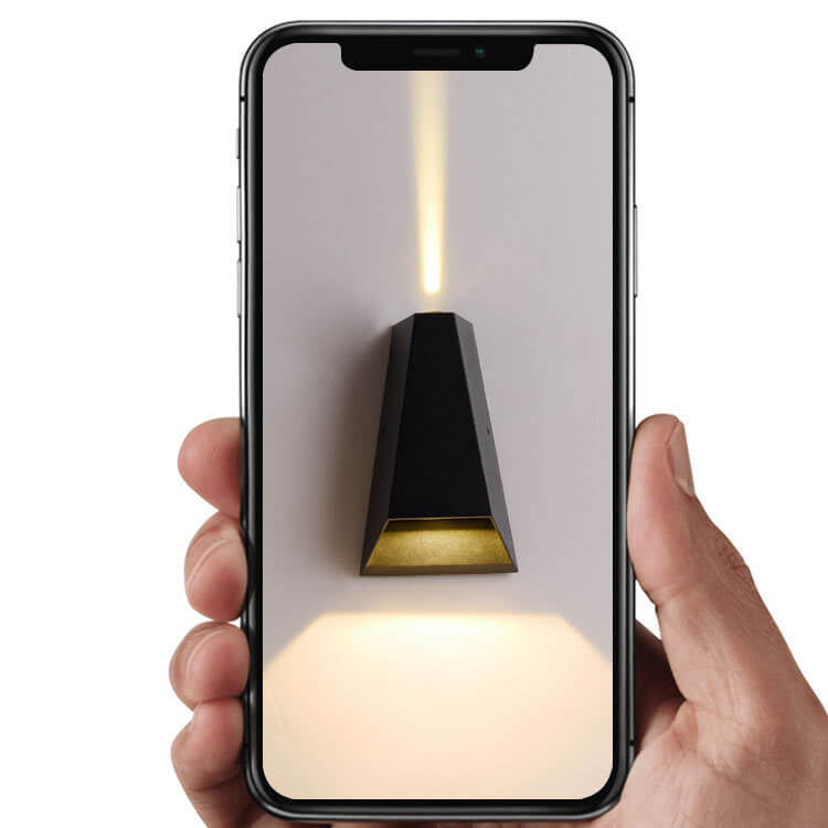 Trapezoid Up Down Illuminated Outdoor Light