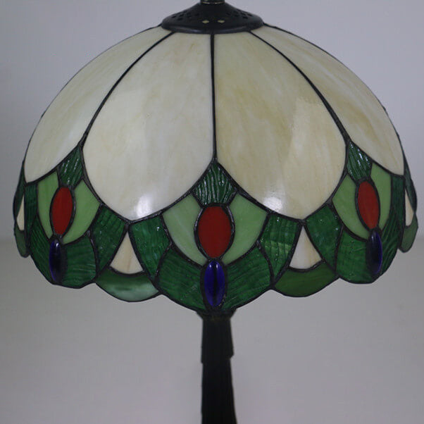 Gemstone Stained Glass Table Lamp