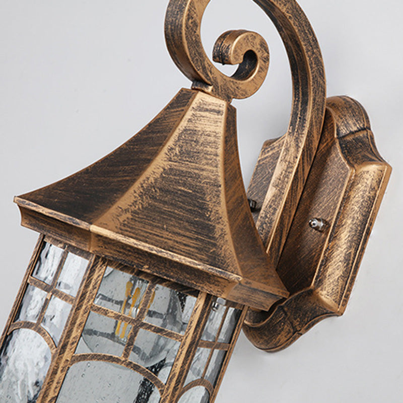 Aluminum Glass Conical Prism Outdoor Light