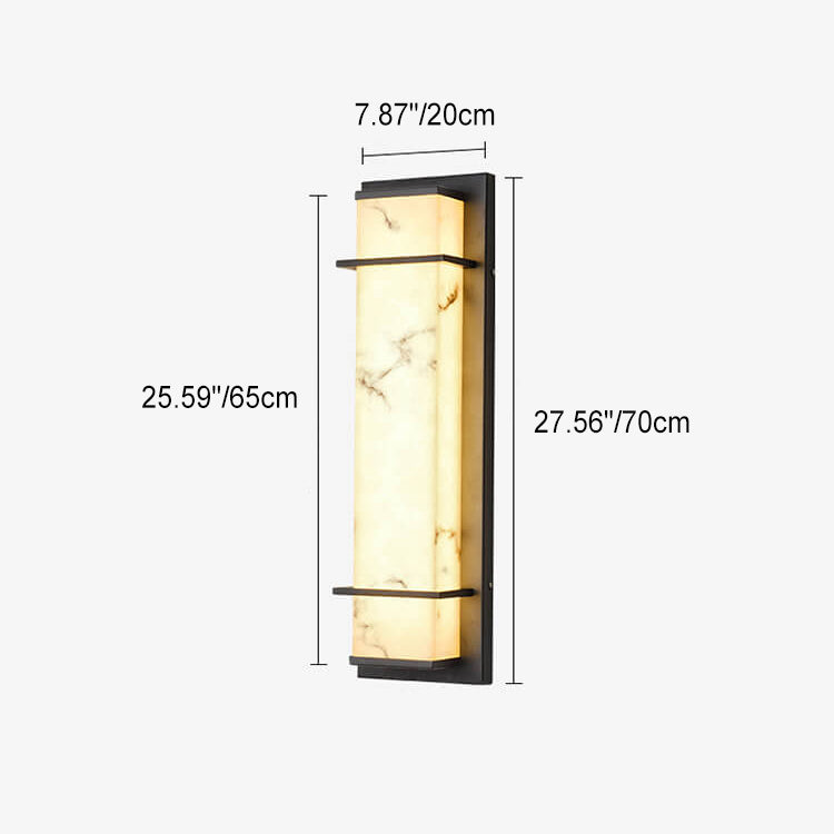 Imitation Marble Resin Lampshade Outdoor Light