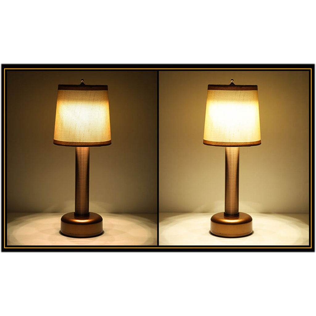 Linen Iron Rechargeable Table Lamp