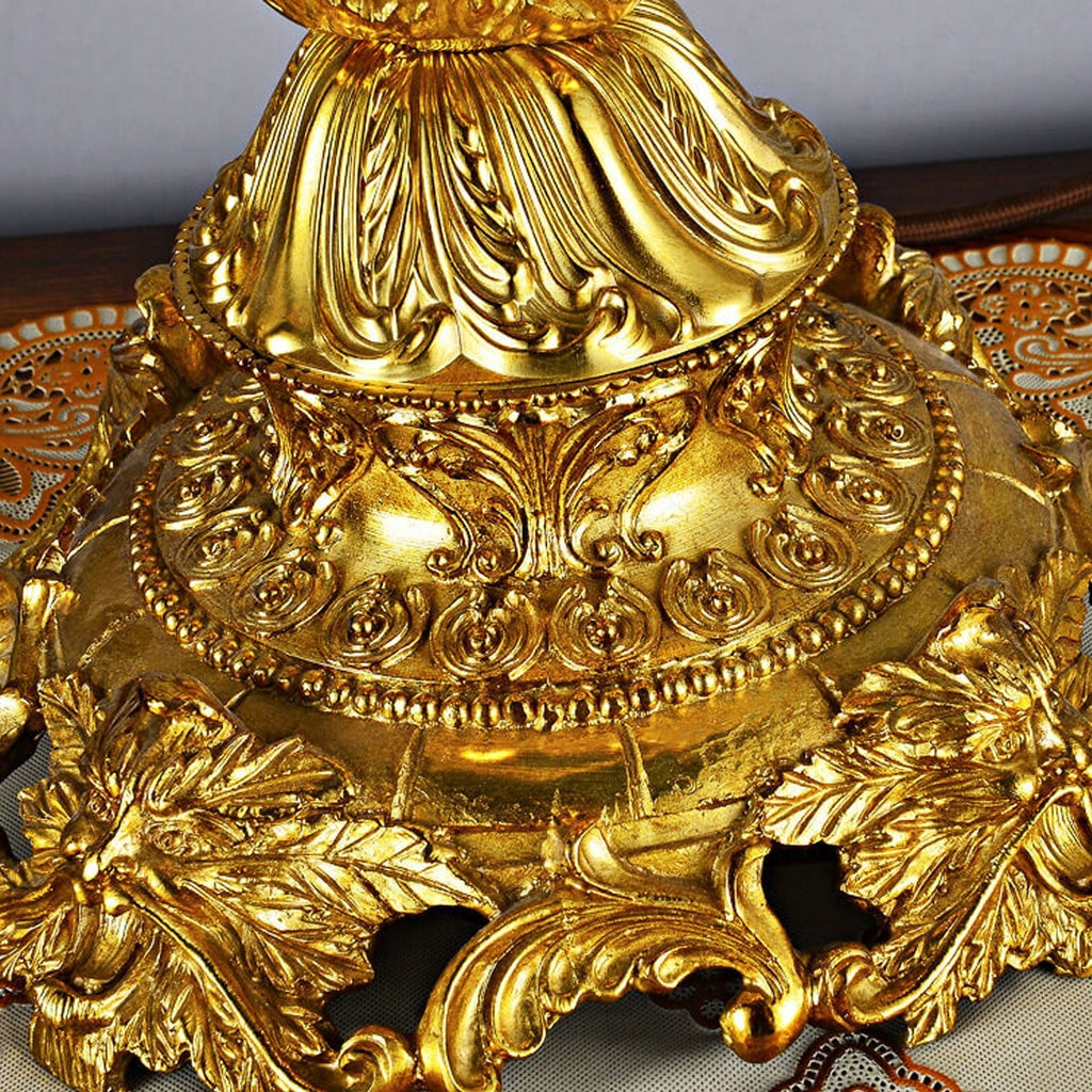 Brass Crystal Tassel Table Lamp
