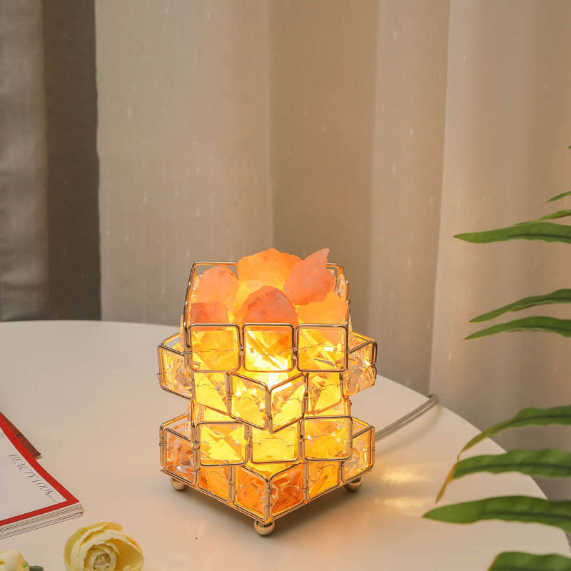 Hardware Cube Bedroom Table Lamp