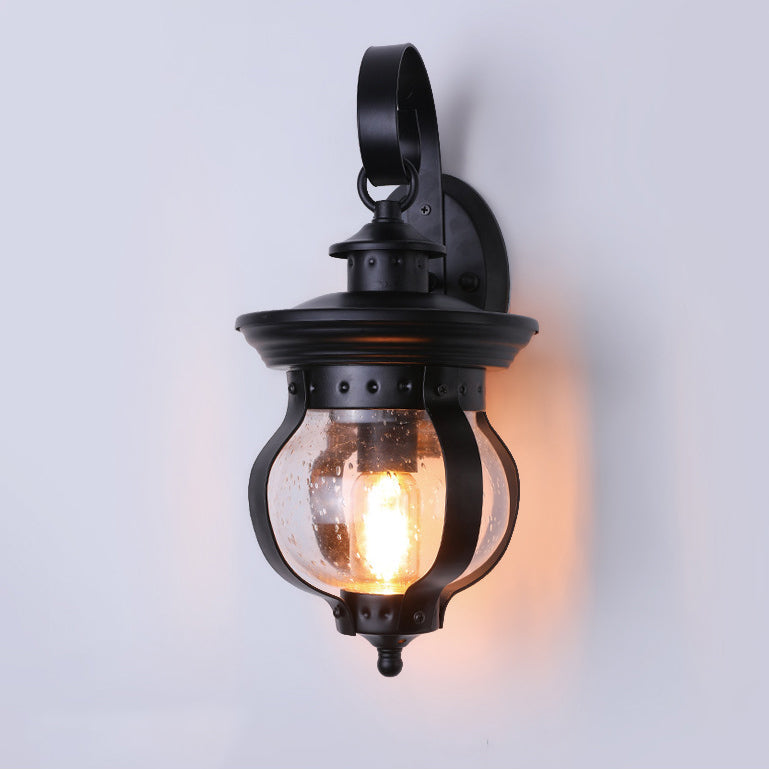 Curved Glass Outdoor Light