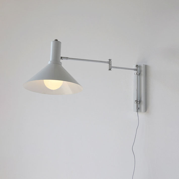 Cone Iron Swing Arm Wall Lamp