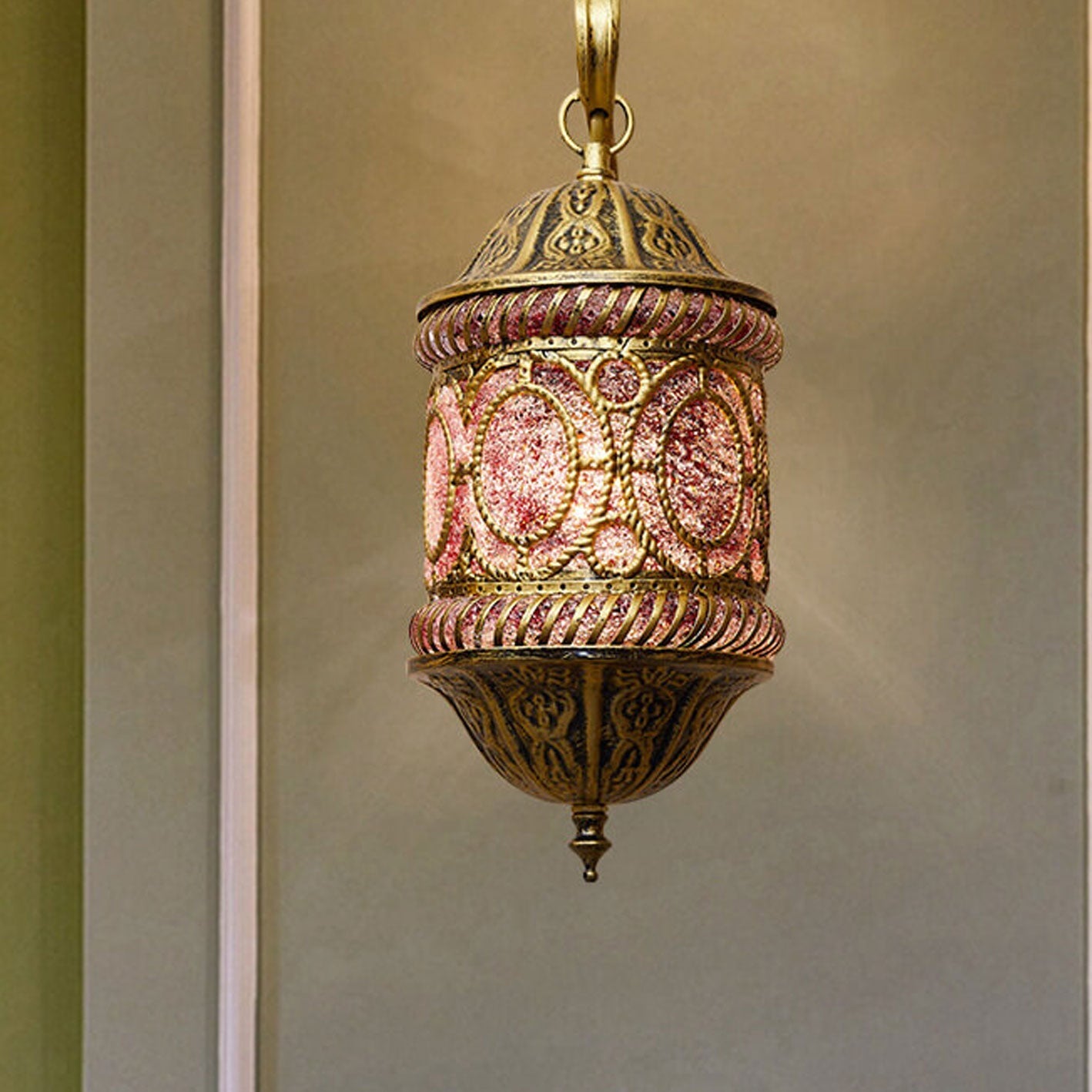 Southeast Asian Style Hollow Wall Lamp