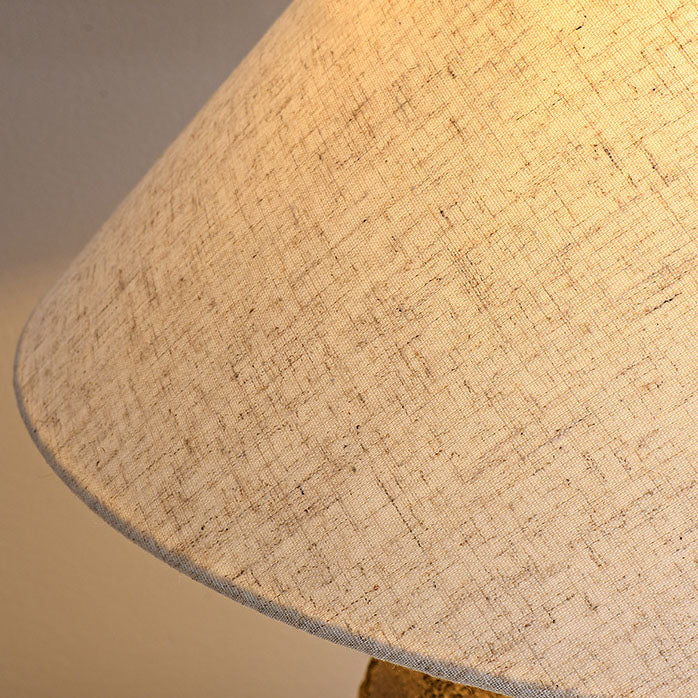 Shabby Chic Cone Fabric Table Lamp