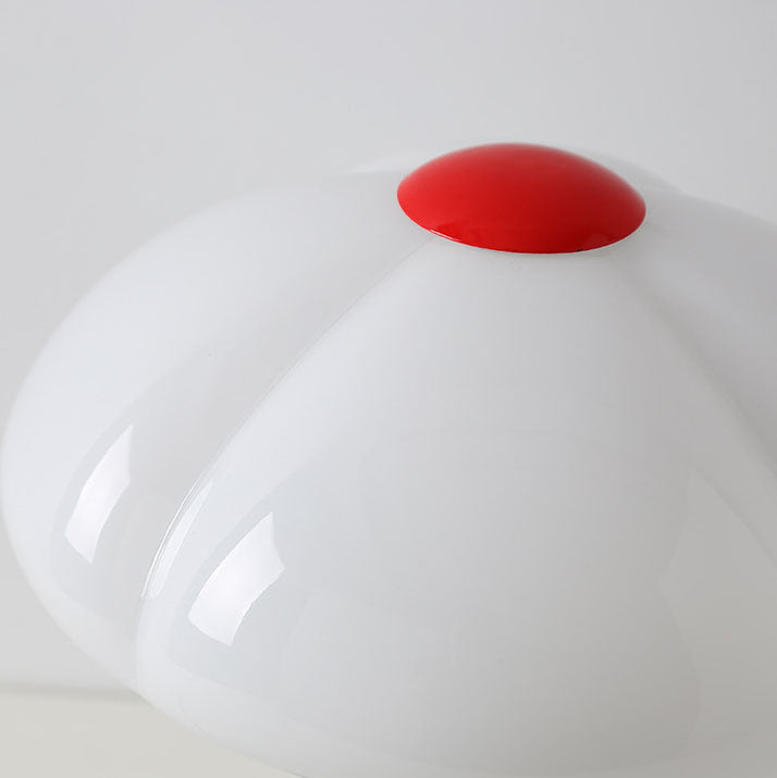 Mushroom Glass Iron Plating 4-Light Table Lamp