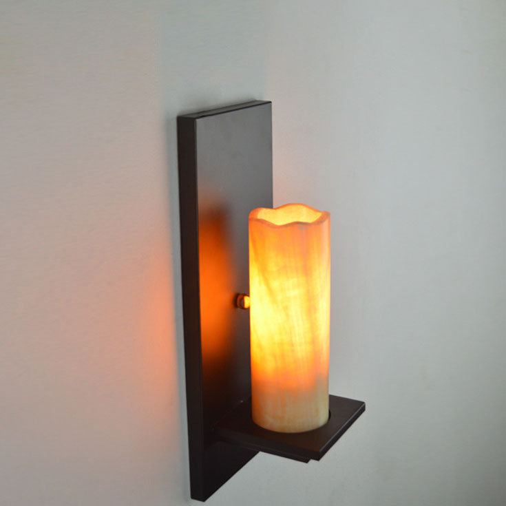 Iron Marble Wall Lamp