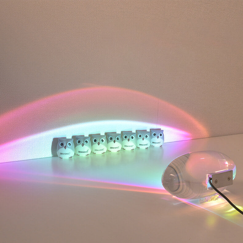 Crystal Projection Angel Eye Table Lamp