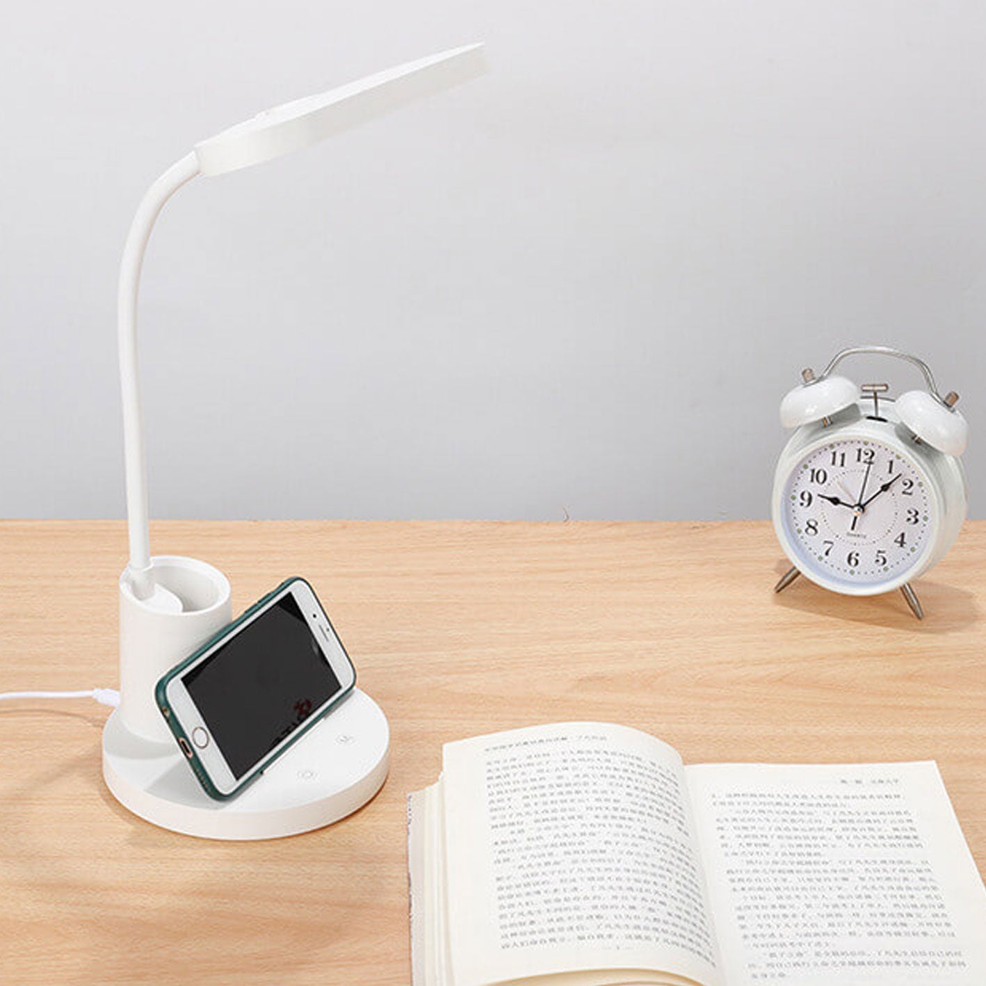Blue Eye Protection Touch Table Lamp