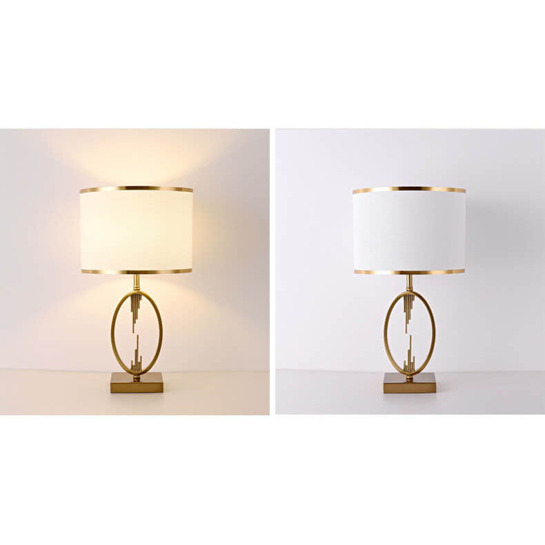 Imitation Copper Cloth Table Lamp