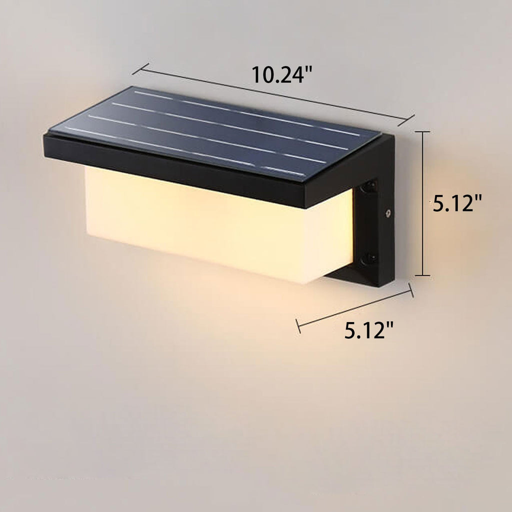 Square Geometry Outdoor Light