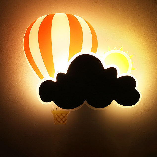 Kids Hot Air Balloon Wall Lamp