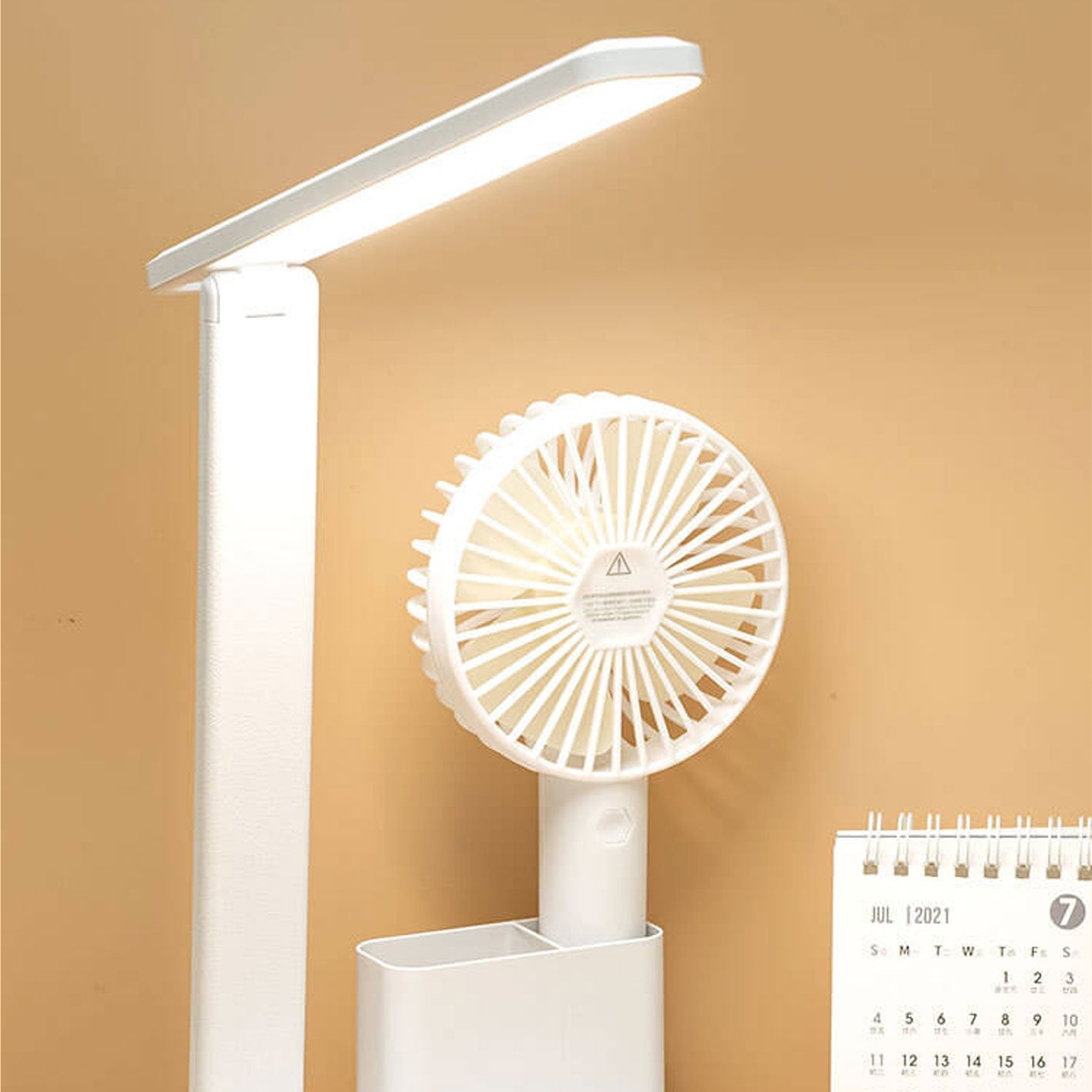 Folding Pen Holder Eye Table Lamp