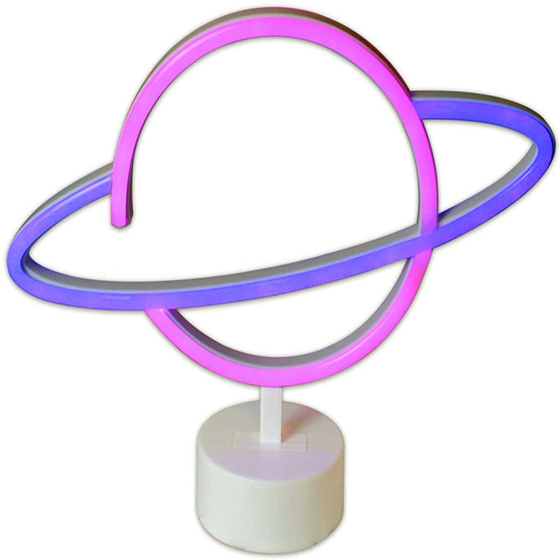 Planet Neon Plastic Night Table Lamp