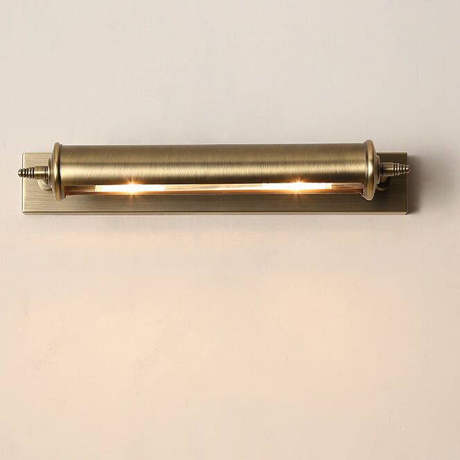 Bronze Iron Column Bar Wall Lamp
