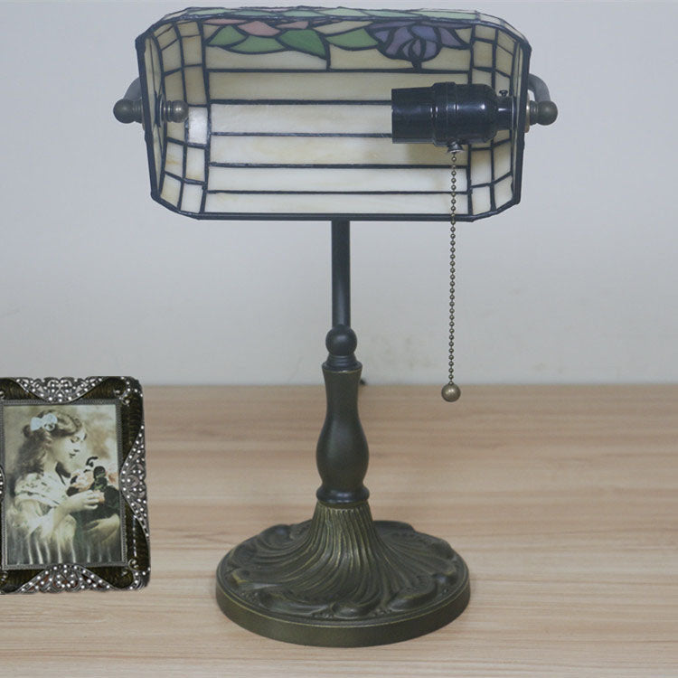 Half Cylinder Rose Zinc Table Lamp