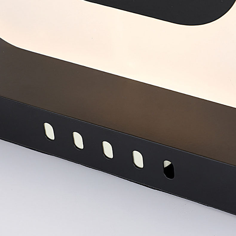 Rectangular Hardware Acrylic Bedroom Table Lamp