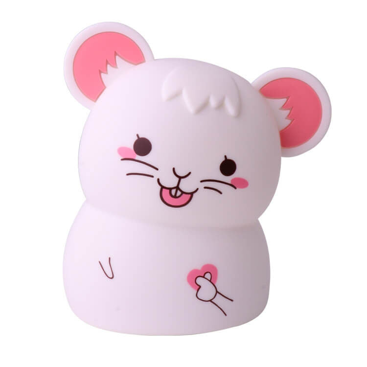 Cartoon Cute Mouse Silicone Table Lamp