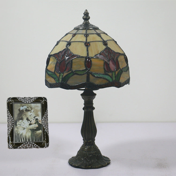 Zinc Alloy Glass Dome Table Lamp