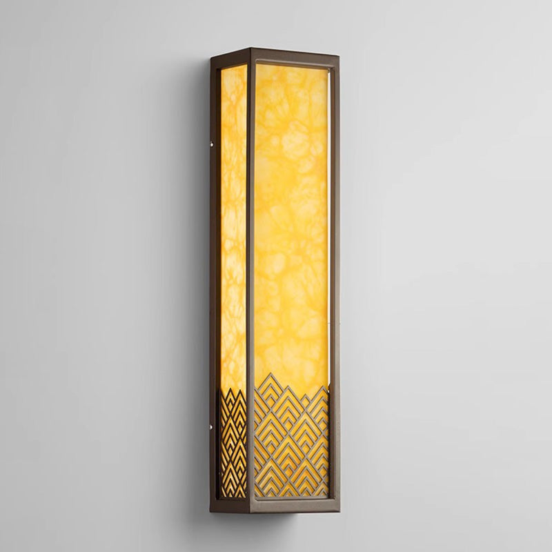 Stainless Steel Imitation Marble Outdoor Light