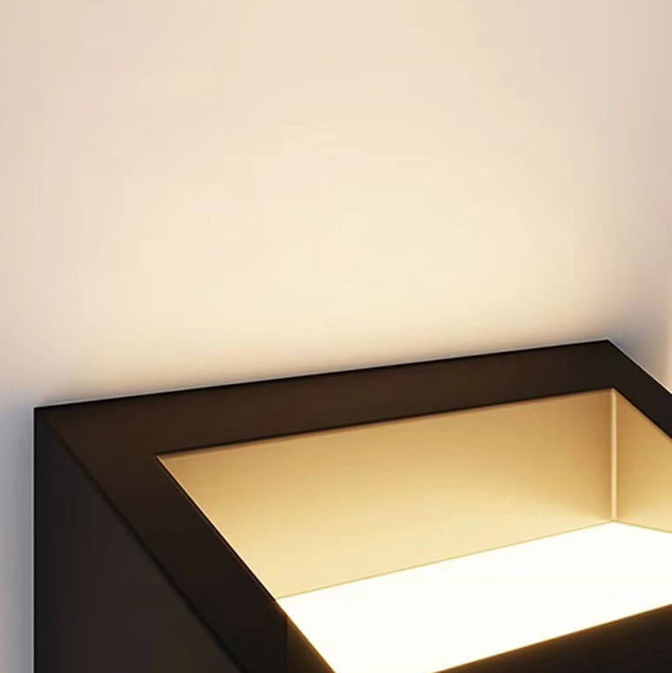 Trapezoidal Stainless Steel Acrylic Outdoor Light