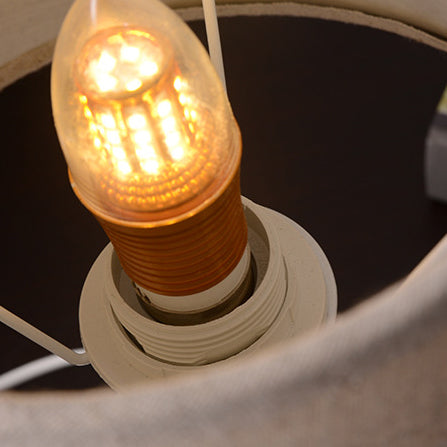 Cylinder Rectangle Ceramic Cardboard Table Lamp