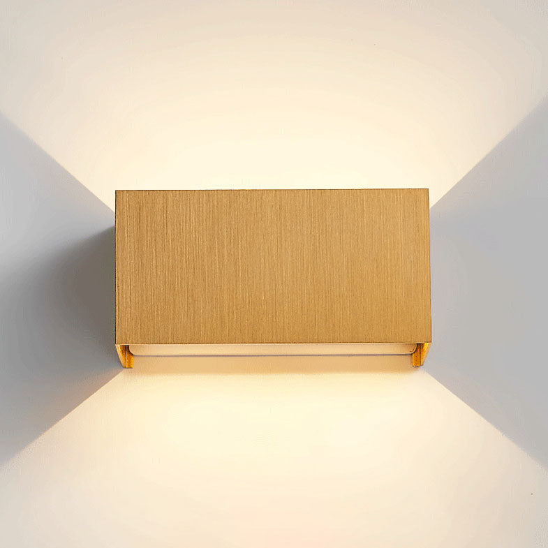 Aluminum Square Flat Beam Wall Lamp