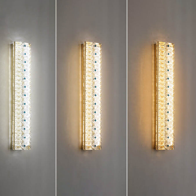 Crystal Strip Design Wall Lamp