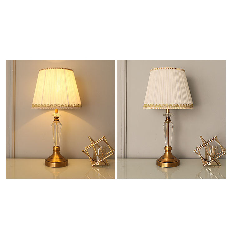 Crystal Cloth Table Lamp